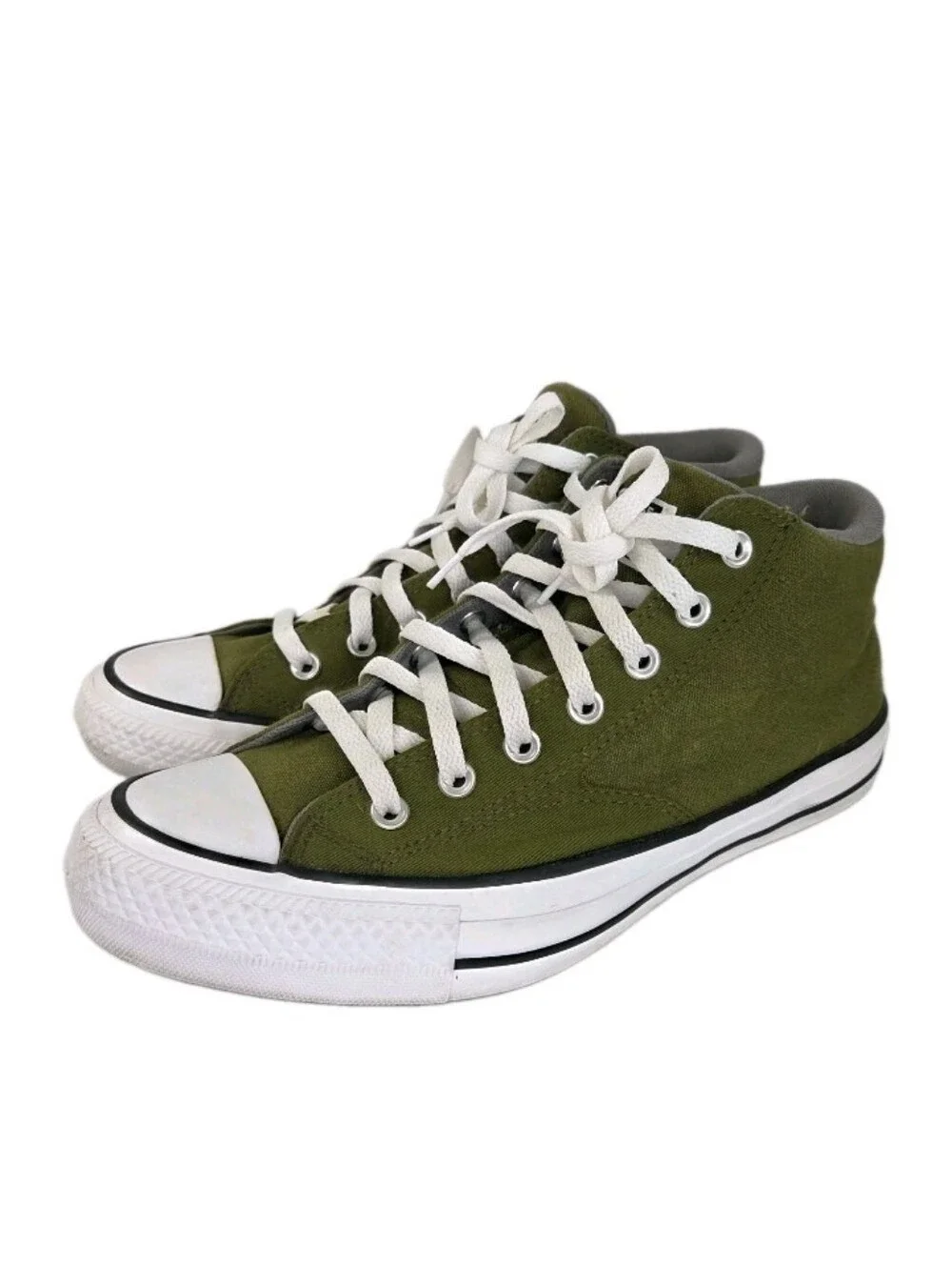Converse Chuck Taylor All Star Malden Street Mid Tops Shoes Olive Green Size 10